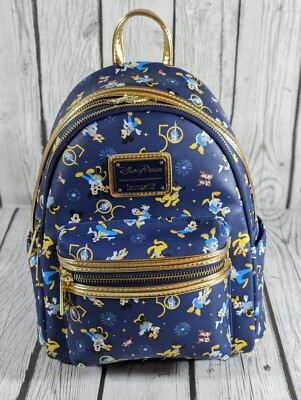 Walt Disney World 50th Anniversary Loungefly Mini Backpack  display picture 1