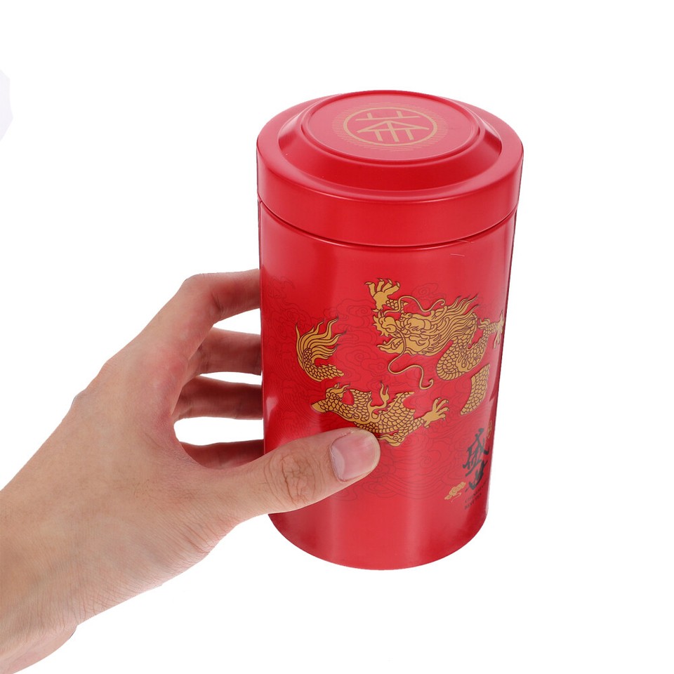 Metal Tea Jewelry Boxes Jar Candy Sealed Containers for Food Air Tight