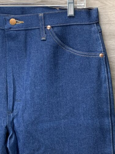 New Wrangler Cowboy Cut 13MWZ Original Fit Jeans Rigid Indigo Men's Size 36x36 - Picture 7 of 13