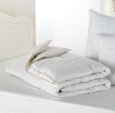 REINE SCHURWOLLE 5 TOG BETTDECKEN 100% Baumwolle Perkal Etui LUXUS ANTIALLERGIE STEPPDECKE