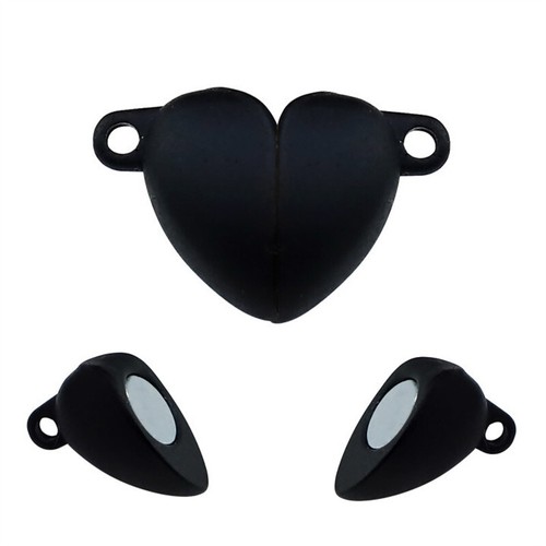 10 juegos de broches magnéticos de aleación corazón hallazgos hágalo usted mismo joyería artesanía 16x10 mm - Imagen 8 de 20