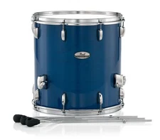 Pearl PMX Professional Maple 14x14" Sheer Blue Lacquer #113 Floor Tom Drum +Legs
