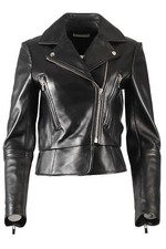 Balenciaga Leather Biker Jacket Fr 40 Uk 12