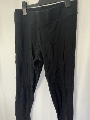 M&S Women's 2 Pack Leggings Size 14 Cotton Blend Red Black L22”/25” - Picture 6 of 12