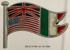 ITALIA INGHILTERRA USA DISTINTIVO DI PROPAGANDA PARTIGIANI IIa GM 1943.1945 RSI