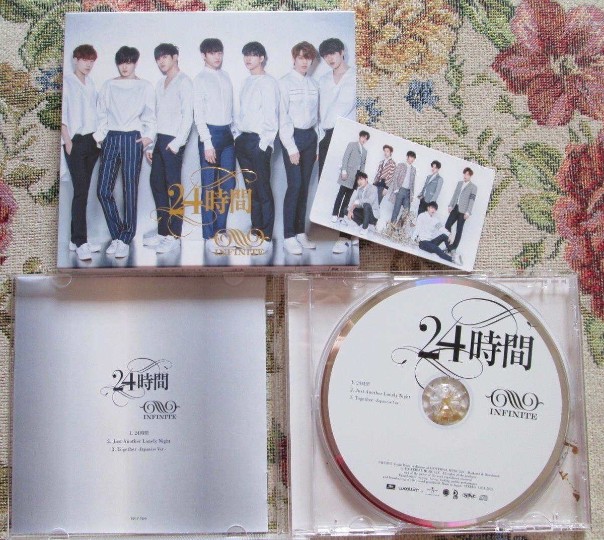 KPOP INFINITE 24 Hours Jikan CD + PHOTO CARD UICV-9100 (Japan