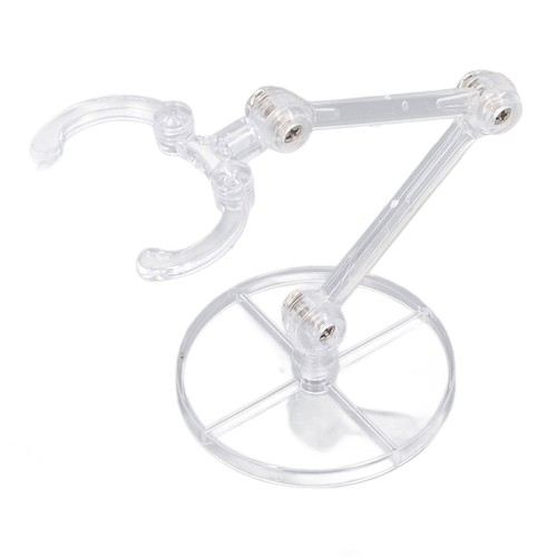 (Transparent)10 Sets Doll Stands Display Holders Action Figure Stand Mini AP9 - Picture 6 of 24