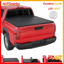 5.5FT Soft Roll-Up Truck Tonneau Cover For 2004-2015 Nissan Titan Short Bed