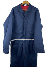 Topps Coveralls Large Tall Mens Mechanic Uniform Canvas Workwear USA Vintage