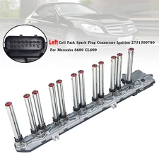 Left Coil Pack Spark Plug Connectors Ignition 2751500780 For Mercedes S600 CL600