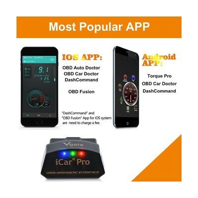 Vgate iCar Pro WiFi BIMMERCODE Coding Phone IOS/ Android FOR BMW