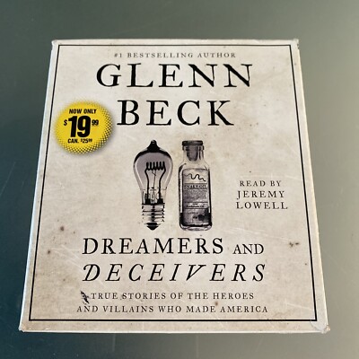 DREAMERS AND DECEIVERS - GLENN BECK 8-CD  AUDIOBOOK VG+