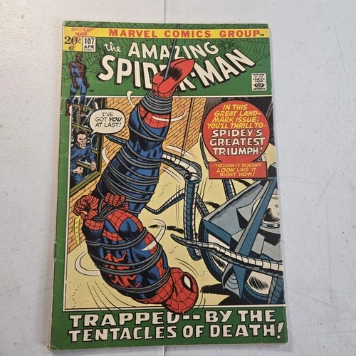Marvel Comics Amazing Spider-Man Issue #107 Spider Slayer Story (FN- 5.5)