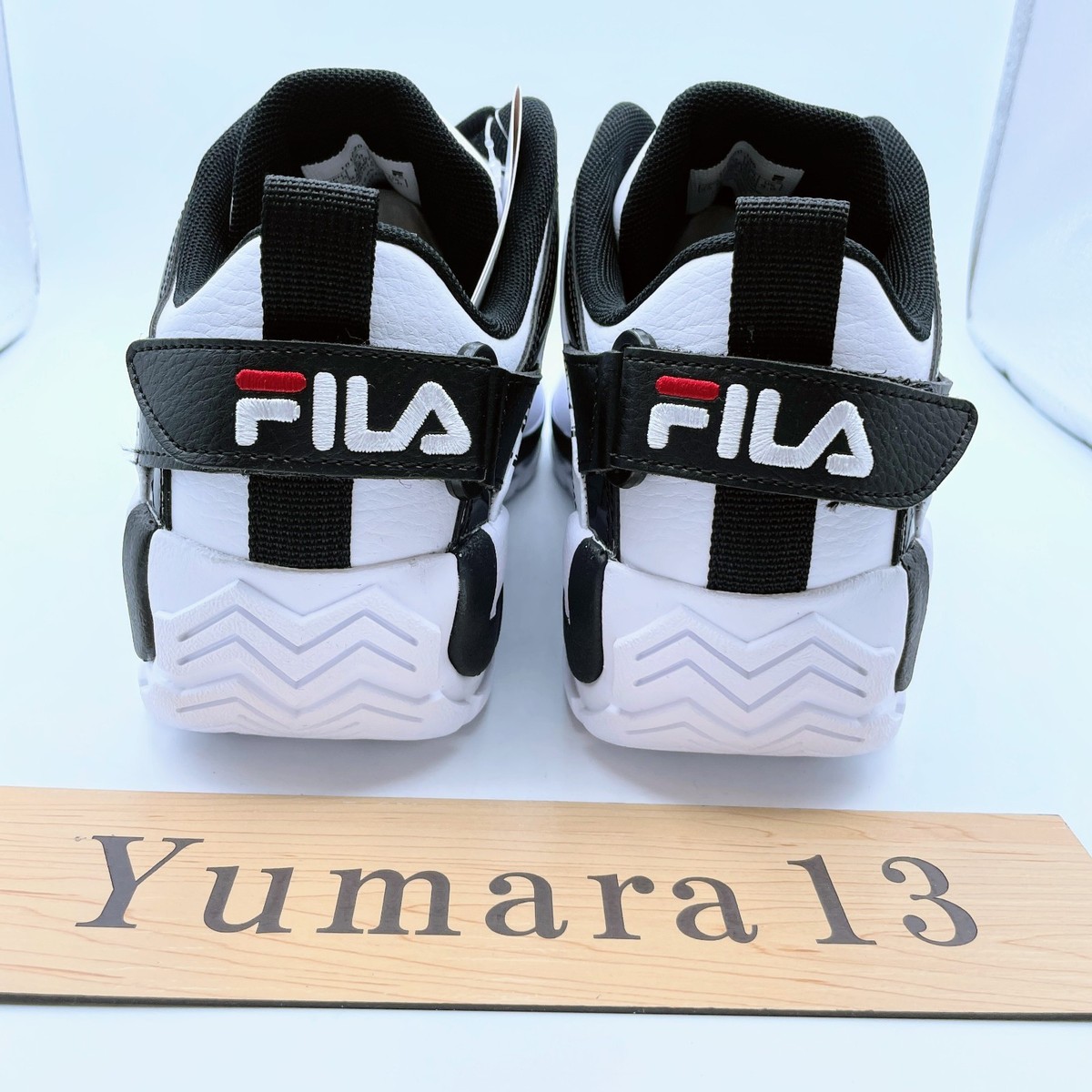 FILA Grant Hill 2 Low Pure White Black Chinese Red FM0101020100-48