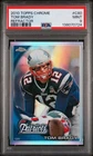 2010 TOPPS CHROME REFRACTOR #C80 TOM BRADY PSA 9