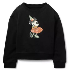 NEW Disney parks official Minnie Mouse Halloween Pullover for Kids size 7/8