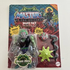 Masters of the Universe Origins Deluxe Collection Snake Face Action Figure