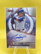 Matt Shaw 2025 Bowman’s Best Best Of 2025 Autograph #B25-MS Chicago Cubs Rookie