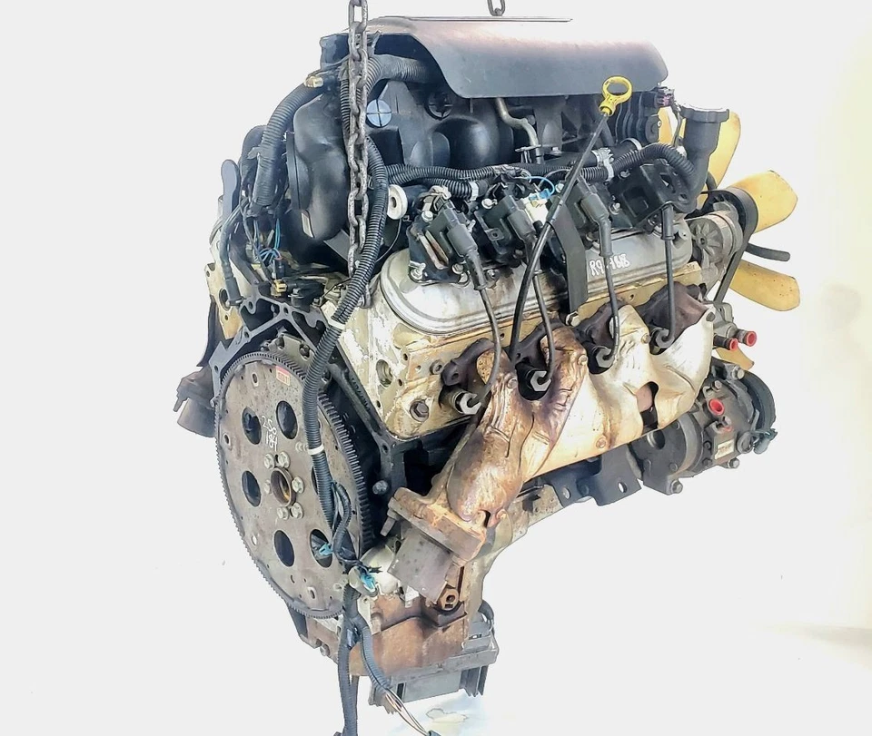 GMC Sierra 2500 2003 2006 motor fabricante de equipos originales 6,0 L automático 4x4 extraíble completo V8 Foto 4 de 4