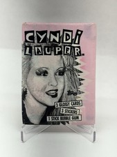 1985 Topps Cyndi Lauper Trading Card Pack m85