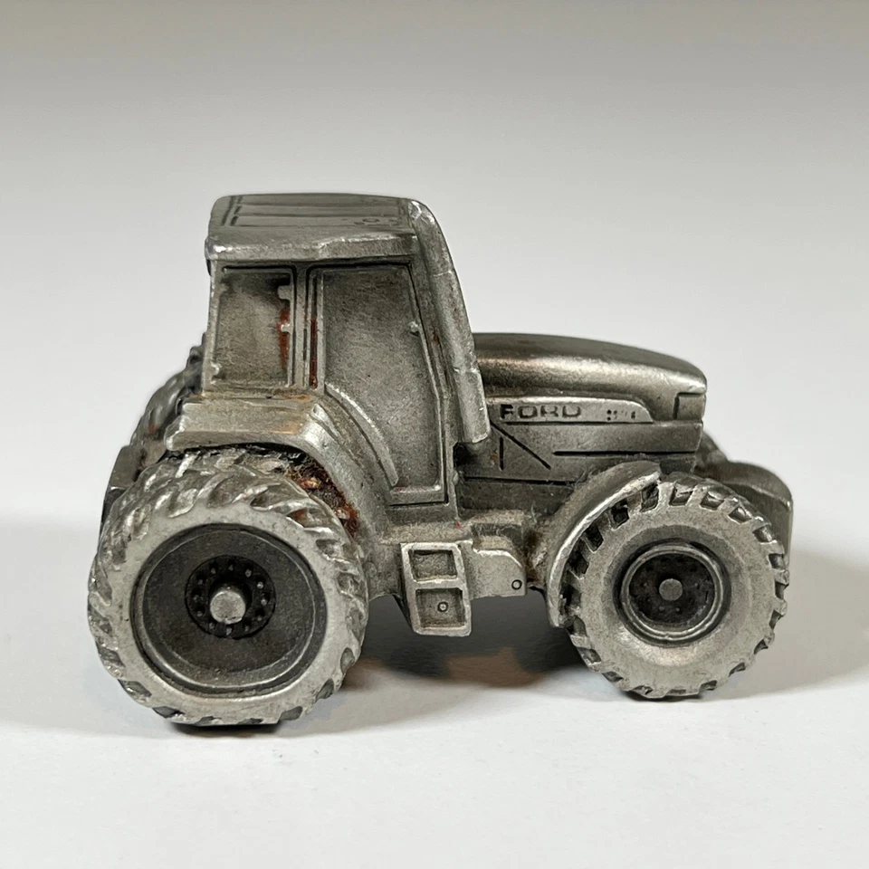 Ford Genesis 1993 Pewter Tractor Dealer Promo Miniature Farm Collectible - Image 4 of 4