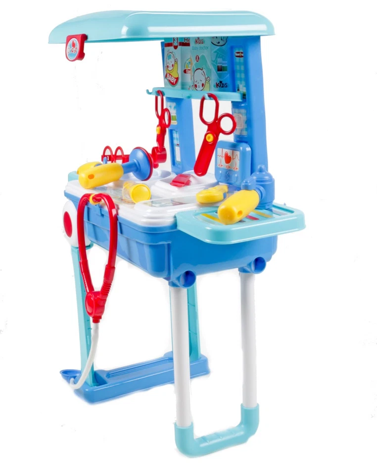 Kinder Spielzeug Arztkoffer 22 Teile Doktor Arzttasche Doktorkoffer Rollenspiel - Bild 3 von 4