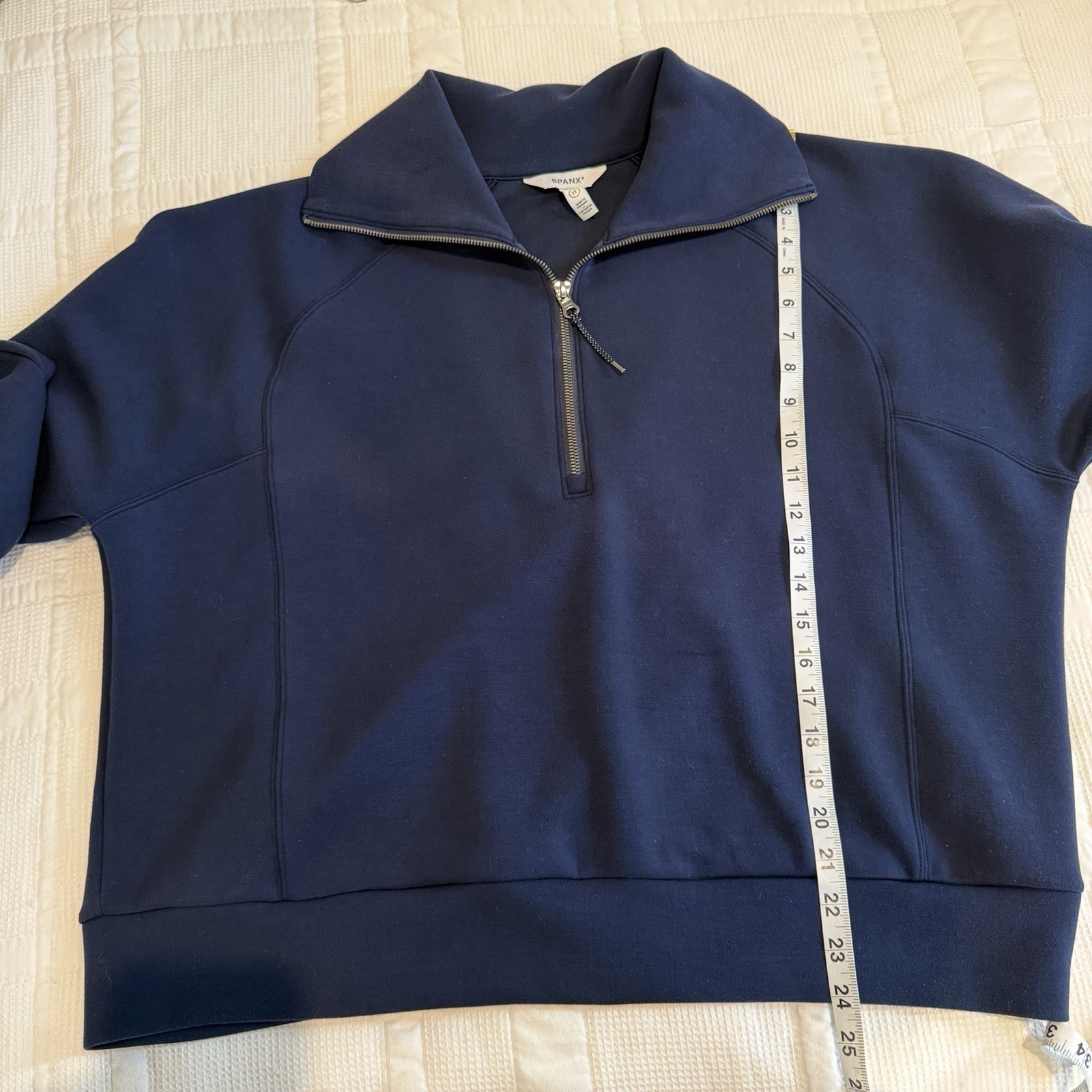 SPANX AirEssentials Half Zip Pullover Sweatshirt … - image 9