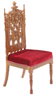 Puppenhaus Rote Walnuss Jacobean Seite Stuhl Jbm Miniatur Esszimmer MöBel