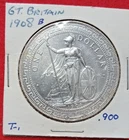 1908 B Great Britain: Edward VII Trade Dollar Uncirculated