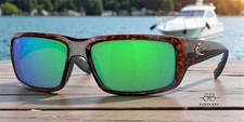 COSTA DEL MAR 6S9006 15 Fantail Tortoise Green Mirror 59 mm Men's Sunglasses