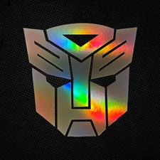Transformers Autobots Holographic Sticker – Vinyl Decal for Laptop Car 