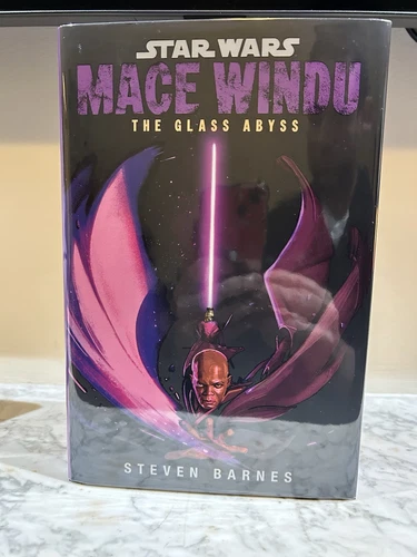 Star Wars Mace Windu The Glass Abyss Steven Barnes Hardcover Signed #427