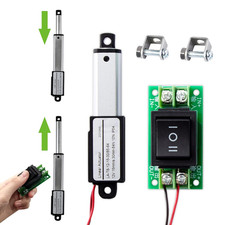 Micro Electric Linear Actuator with Controller, 2" Stroke, 12V DC