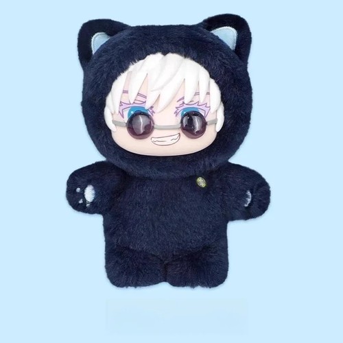 EAKI Jujutsu Kaisen Cat Ear Peluche Bambola Serie Blind Box Figure Collezione Gi - Foto 4 di 16