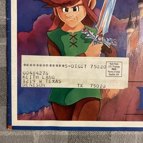 Zelda II: The Adventure of Link (Nintendo NES, 1988) Cartridge With Magazine!