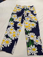 Lilly Pulitzer Resort Fit Vintage Daisy Flower Lady Bug Pants Size 4