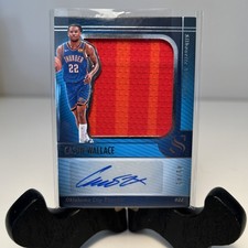 2024-25 Cason Wallace Panini Silhouette - Autograph w/ Jumbo Patch Bookend 49/49