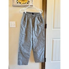 Vintage Nike Green Khaki Atheltic Pants Zip Ankle Athletic Women's S Gorpcore