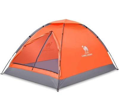 CAMEL CROWN Tents for Camping 2/3/4/5 Person Dome Tent, Waterproof - Orange