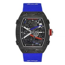 Richard Mille RM 67-02 Watch 47MM Skeleton Index Hour Markers Dial Carbon