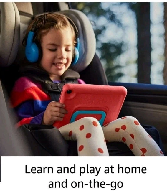 Amazon Fire 7 Kids Pro 11th Gen 16GB, Wi-Fi, 7" - Sky Blue - Image 4 of 4