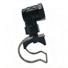 8mm Round Base Spray Nozzle Plastic Black Corner Clip for Fast Install