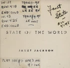Janet Jackson: State Of The World 11-Track PROMO MUSIC CD pop remixes 1991 A&M