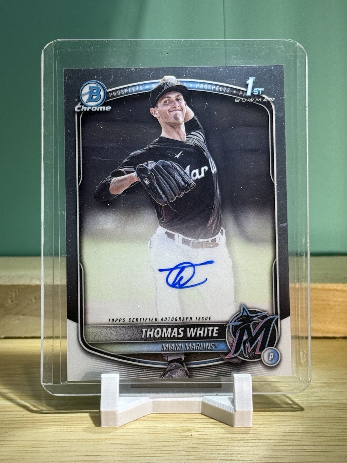 2025 Bowman - Chrome Prospect Autographs Thomas White #CPA-TW (AU, RC)