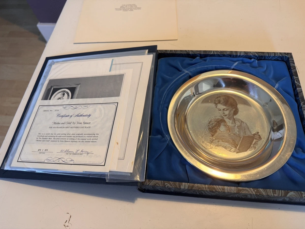 franklin mint mothers day plate products for sale | eBay