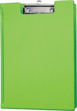 MAUL Clipboard Folder with clear internal pocket Light Green