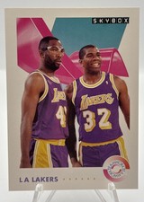 1991-92 Skybox - Magic Johnson, James Worthy #471