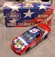 2000 Mike Skinner Army 1/24 Action NASCAR RCCA CWB Diecast Autographed - DIN 1 