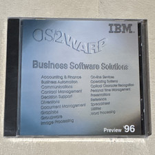 IBM OS/2 Warp Business Software Solutions Preview '96 CD English DOS MPN