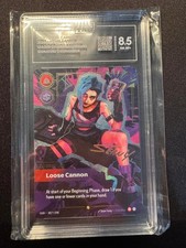 Riftbound Jinx Loose Cannon Signature Overnumber 301*/298 TAG 8.5 (863) Slab